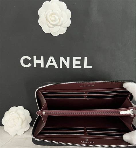 wallet bag chanel|chanel long zipped wallet.